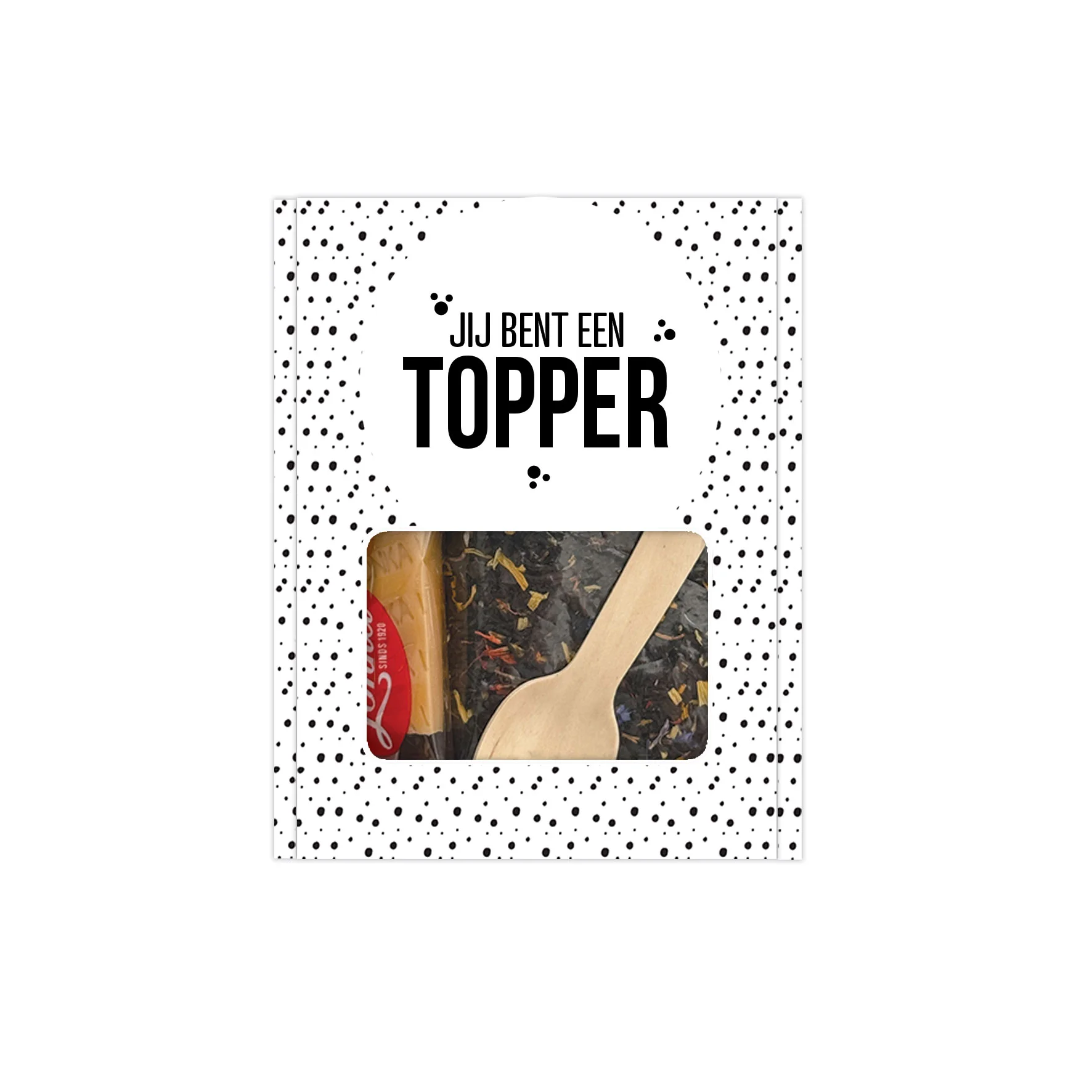Thee cadeaudoosje &ndash; topper - Thee cadeaudoosje topper - THEC0011