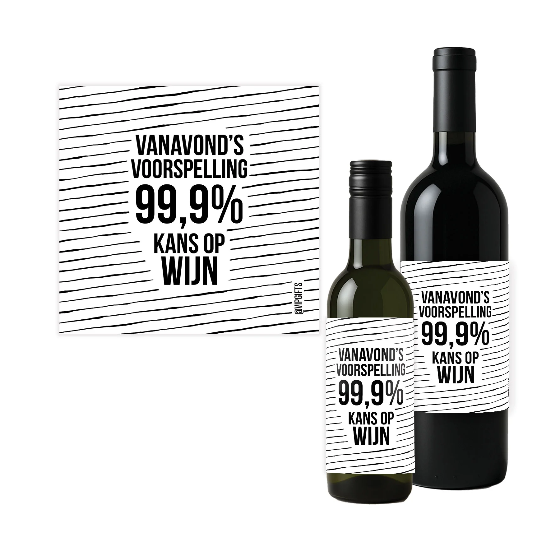 Flesetiket - Voorspelling vanavond - Vanavond voorspelling - FLE0072