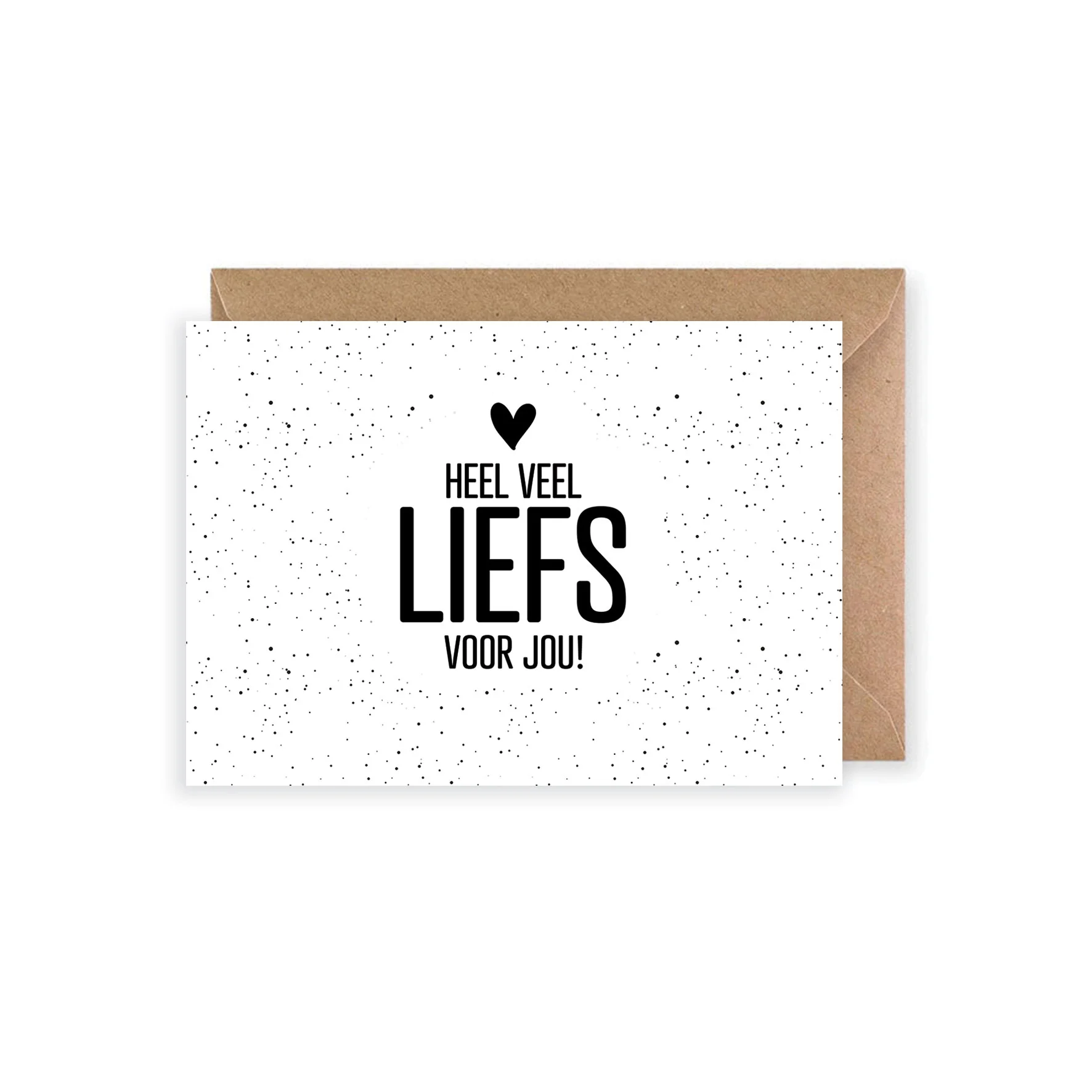Wenskaart | Veel liefs - Veelliefs - ANS0017